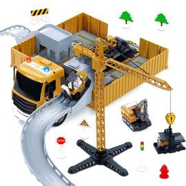 City Builder Transforming Truck Transforming Truck + Tower Crane Set _P329293539 / 시티빌더 변신 트럭 변신트럭+타워크레인 구성 P329293539
