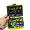 Fishing Tackle Box Kit, 24 Compartments Fishing Tool Set, Tackle