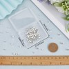 CREATCABIN Pack of 150 Cube Spacer Beads, 925 Squareless Cube
