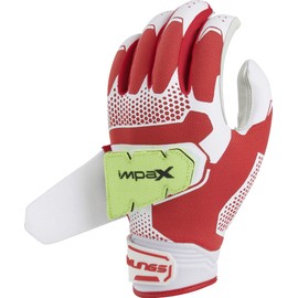 Rawlings Unisex Adult FP2PBG-S-92 Workhorse Pro Batting Glove, with Double Strap and Impax Pad, Multi, One Size