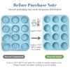 3‑Pack 12‑Cup Mini Silicone Muffin Pan, Non‑Stick Mini Cupcake Baking