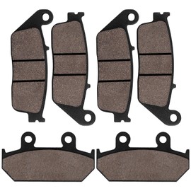 Sollon Front and Rear Brake Pads for Suzuki 650 AN 650 Burgman Skywave 650 2003-2018, Burgman 650 AN 650 Executive/Skywave Brake Pad Set
