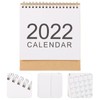 Operitacx 2022 Simple Desk Calendar Minimalist Tabletop Agenda Organizer for