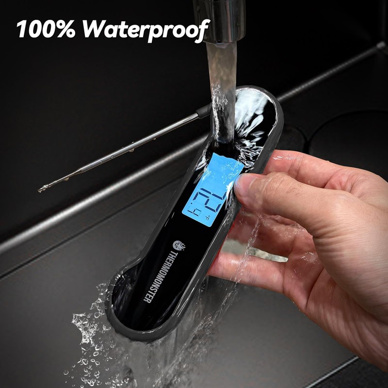 0.5 Sec Instant Read Meat Thermometer Digital with ±0.5℉ Precision,