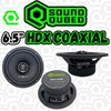 Soundqubed HDX Series 6.5" Coaxial 2-Way Speakers (Pair)