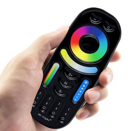 Miboxer FUT092 4-Zone RGB+CCT Remote (Black)