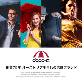 Doppler Ultra-Lightweight 6.2 oz (176g) European Heritage Brand, For Both Sunny and Rainy Weather, One-Touch Open/Close, Folding Umbrella ZERO MAGIC SUN 95cm 6.2 oz (176g) UV Protection UPF50+