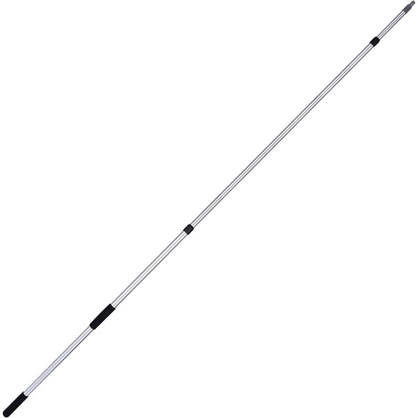 campMax 12ft Extension Pole for High Ceilings, Lightweight Durable Aluminum Alloy Telescopic Pole for Window Cleaning Paint Roller （Pole Only）
