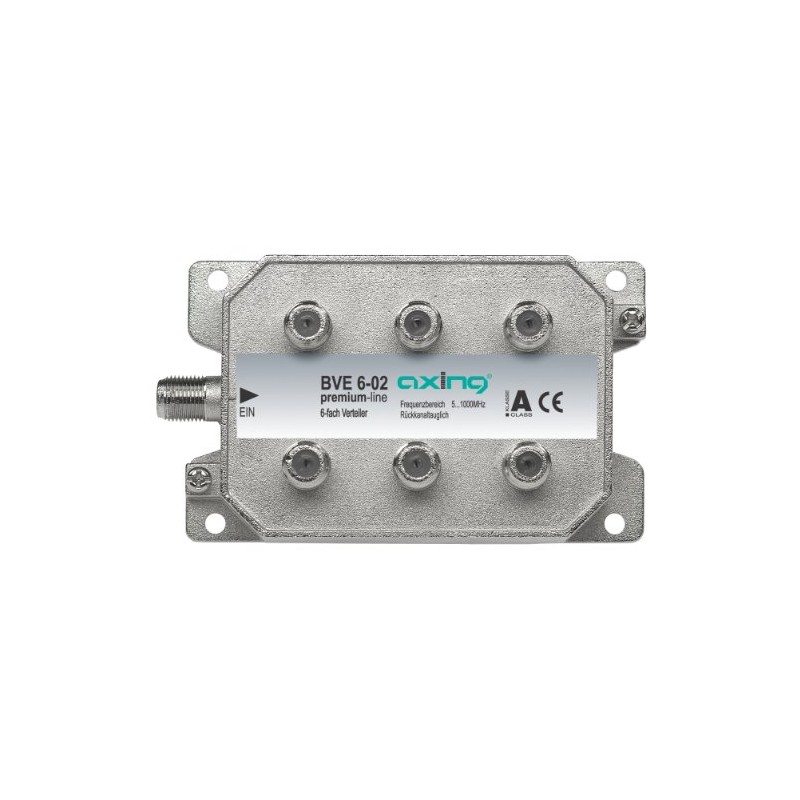 Axing BVE 6-02 6-Way BK Splitter (5-1000 MHz)