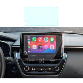 AZZIGO 2026 Corolla Tempered Glass Screen Protector For 2023-2025 2026 Toyota Corolla/Corolla Cross 8-Inch Navigation Multimedia Touchscreen 9H Anti-Scratch HD Clear