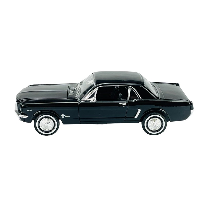 Welly Ford Mustang Coupe 1/2 Black 1964 1/24 Metal Model