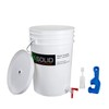 U.S. Solid 2-Pack Plastic Fermenter - 6.5 Gallon Food-Grade Fermenting