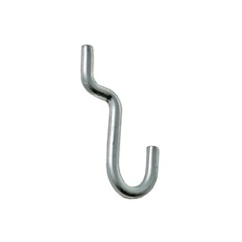 Azar Displays 700022 Metal J-Hook for Pegboard or Slatwall