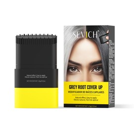 SEVICH Touch Up Comb 2 in 1 Korean, Instant Hair Root Touch-Up Stick | Dual-Sided Design For Natural Gray Coverage, Long-Lasting Moisturizing Formula With Plant Extracts,15g Black
