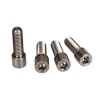 Porkchop BMX TITANIUM BMX Bicycle Stem Cap Bolt Set M8 X 1.25 X 24mm (11mm head) (Set of 4)