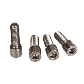Porkchop BMX TITANIUM BMX Bicycle Stem Cap Bolt Set M8 X 1.25 X 24mm (11mm head) (Set of 4)