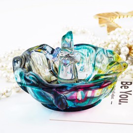 2Pcs Trinket Container Mold Silicone Flower Ring Holder Resin Mold Unique Epoxy Resin Casting Mold 3D Bowl Box Jewelry Holder Irregular Tray Resin Concrete Mold for DIY Art Craft Home Decor