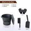 BRIAN & DANY Ash Bucket with Lid, 2.6 Gallon Fireplace