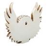 Skull Statue Butterflies Pattern Handcraft Exquisite Skeleton Head Statue with