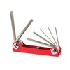 Truper ALL-7P, Juego de 7 llaves Allen standard tipo navaja,