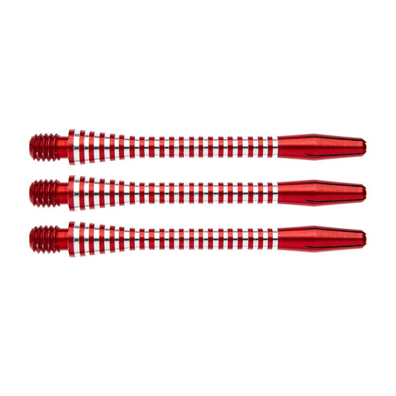 Red Dragon Extra Grip Aluminium Red Medium Dart Shafts –