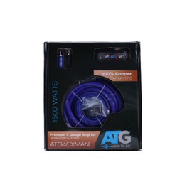 ATG Audio Transcend Series 100% Copper 4 Gauge Amplifier Kit with Mini ANL Fuseholder - ATG4CXMANL