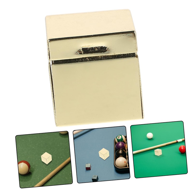 BESPORTBLE Chalk Cube Holder: Metal Anti Slip Chalk Holder for