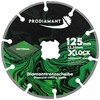 PRODIAMANT Diamond Cutting Disc X-Lock 125 mm Universal - Vacuum