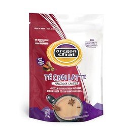 OREGON CHAI - Manzana Canela, Bolsa de 1.3 kg, Mezcla en Polvo, para Preparar Bebida Sabor Té Chai Manzana Canela, sin Saborizantes, Colorantes o Conservantes Artificiales, para Cafeterías