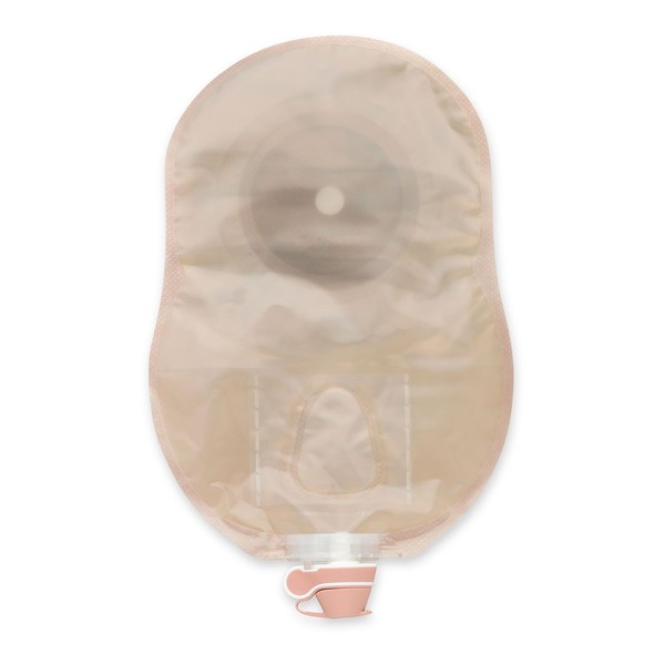Hollister Urostomy Pouch One-Piece System 9 Inch Length Up to 2-1/2 Inch Stoma Flat, Trim to Fit, 84690 - Box of 10