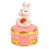 Trinket Box Bunny Shape Exquisite Cute Magnetic Design Jewelry Storage