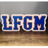 Let’s F Go Mets 3D Logo Sign Self Standing Display Shelf Art New York Juan Soto