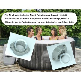 RTPOWER Replaces Coleman Lay-Z-Spa A Coupling Pump Inflation Adapter Screw Rubber Seal O Ring P61514 ，A Seals Gaskets Washers