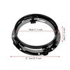 NDNCZDHC Headlight Mounting Brackets, 7 Inch Car Headlight Round Ring