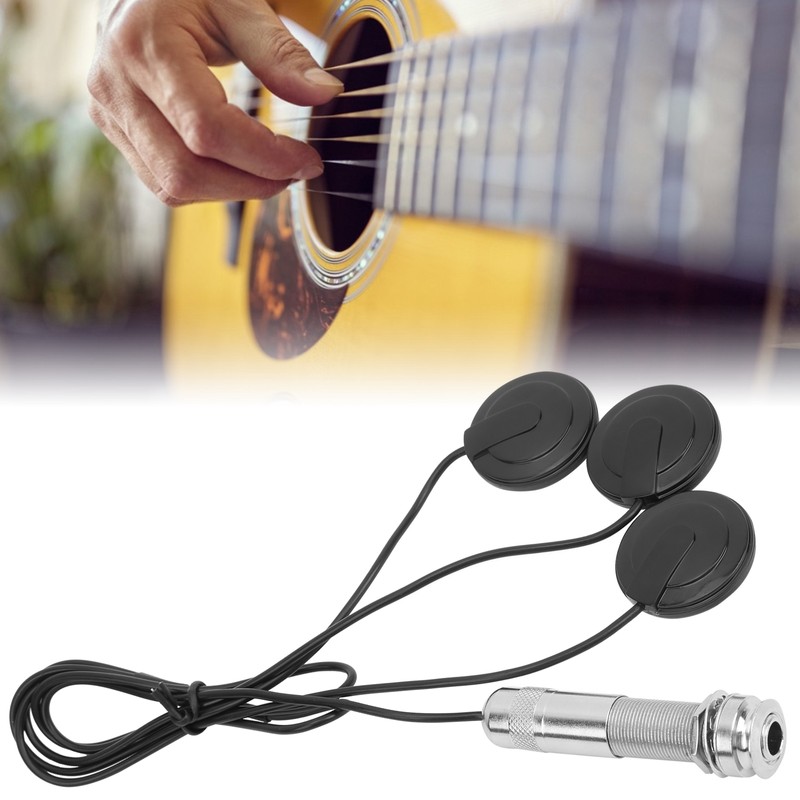 Guitar Piezo Pickup End Button Transducer for Acoustic Guitar Violin