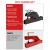2025 New Upgraded Tractor Clamp on Trailer Hitch Receiver, Tractor