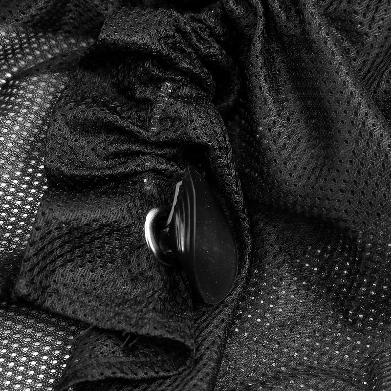 sourcingmap 2pcs Car Foldable SunShade Side Window Nylon Mesh Curtain