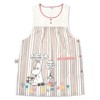 Moomin ST-IM0058 Apron Multi Stripe Greige