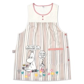 Moomin ST-IM0058 Apron Multi Stripe Greige