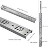12 inch Drawer Slides 4 Pairs (8pcs) Full Extension Ball