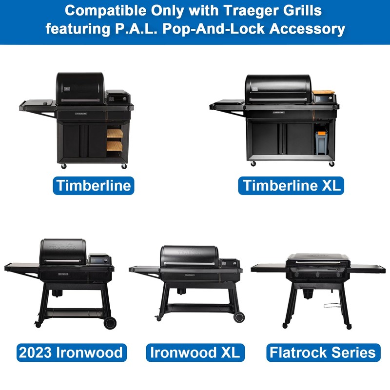 Roll Rack and Grill Hooks for Traeger BAC644 BAC643 Grills