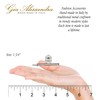 Gia Alessandra GA248 - Pasadores de pelo de color blanco