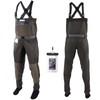 HotSrace Fishing Waders, Breathable Stocking Foot Waterproof Wader for Men