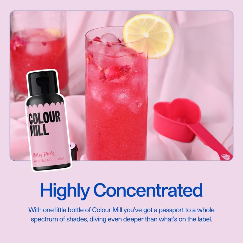 Colour Mill Aqua Blend Water-Based Food Coloring, 20 Milliliters Rust