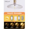 CRLight ETL Listed 2W Dimmable LED Candelabra Bulb 2700K Warm