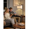 Hikczc Table Lamp for Living Room Bedroom, 23.5" Table Lamps