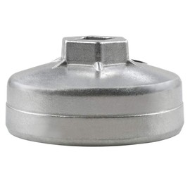 AHL 902 Cap 67mm Oil Filter Wrench 14 Flute 1/2" Square Drive Oil Filter Removel Tools Filter Socket Wrench Spanner Hand Tool for Lioncel, Hafei, Mazda, Family, Primal, Geely