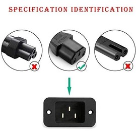 Mains Power Lead Cable Cord For Marshall Fender AMP Amplifier Guitar - 2M Long(COMES WITH REUSABLE CABLE TIE)