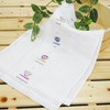 24463 Face Towel, Hagoromo Gauze, Mesh, Blue, Approx. 13.0 x
