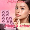 Ahrikiss Manga Lashes Natural Look Wispy Anime False Eyelashes 8